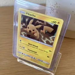 Pokemon Pikachu SM227 Promo Holo SM Basic 60 HP Card Pokemon TCG Card Stock - Image 2
