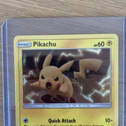 Pokemon Pikachu SM227 Promo Holo SM Basic 60 HP Card Pokemon TCG Card Stock - Image 4