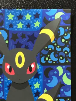 Umbreon Pokemon Center 2012 Eevee Collection Cute Post Card Japanese NINTENDO - Image 3
