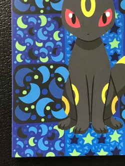 Umbreon Pokemon Center 2012 Eevee Collection Cute Post Card Japanese NINTENDO - Image 4