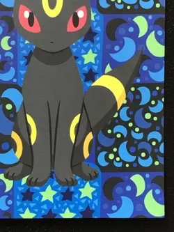 Umbreon Pokemon Center 2012 Eevee Collection Cute Post Card Japanese NINTENDO - Image 5