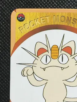 Meowth N/M Vintage Children's magazine TV Pocket Monsters DX Game Card Pokemon - Image 2