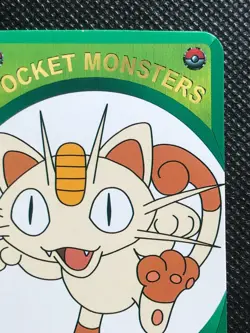Meowth N/M Vintage Children's magazine TV Pocket Monsters DX Game Card Pokemon - Image 3