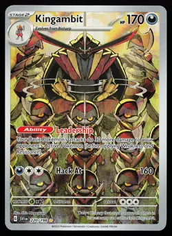 Kingambit 220/198 Holo Illustration Rare Scarlet & Violet Base Set Pokemon Card - Image 1