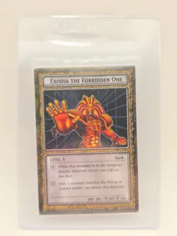 Yu-Gi-Oh Dungeon Dice Monsters Exodia the Forbidden One Card Only Sealed English - Image 1