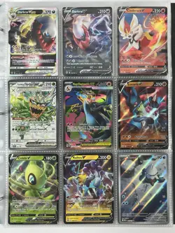Pokemon Card Collection Binder Lot Holo Rare IR Mega Charizard Darkrai Vstar - Image 1