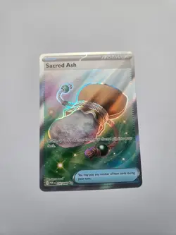 Sacred Ash 115/088 - Perfect Order Ultra Rare Pokemon Trainer Card NM - Image 1