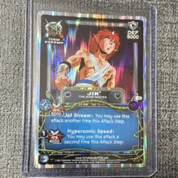 Score Jin The Wind Master Holo Yu Yu Hakusho TCG 2003 Card T54 1st Edition - Image 1