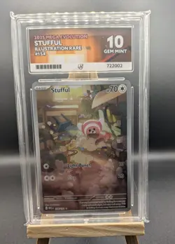 Pokemon TCG Stufful Illustration Rare Card 154/132 Mega Evolution Ace 10 - Image 1