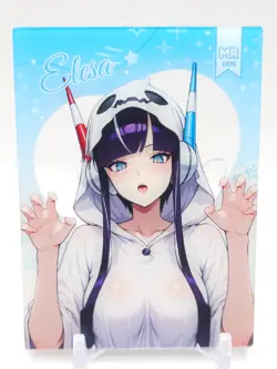 Genki Parade 3 - Anime Waifu MR Acrylic Trading Card - Elesa - Image 1