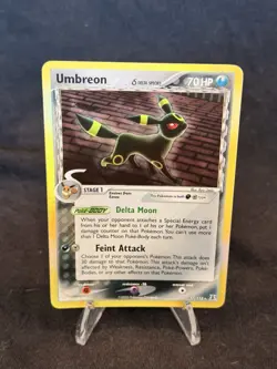Pokemon TCG Umbreon Delta Species Holo Rare Card 17/113 LP - Image 1