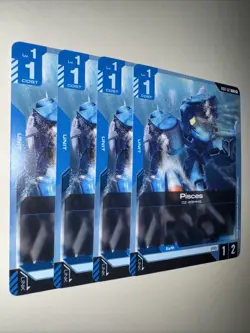 GD01-021 Pisces X4 Playset Gundam Card Game TCG CCG English - Image 2