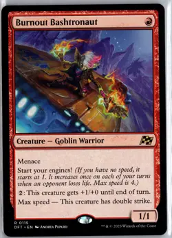 Aetherdrift #115 Burnout Bashtronaut MTG - Image 1