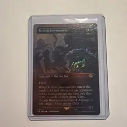 MTG LOTR FOIL Orcish Bowmasters (Borderless) 433 NM+ - Image 1