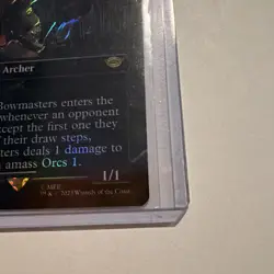 MTG LOTR FOIL Orcish Bowmasters (Borderless) 433 NM+ - Image 3