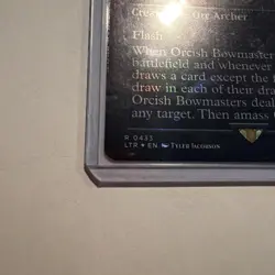 MTG LOTR FOIL Orcish Bowmasters (Borderless) 433 NM+ - Image 4