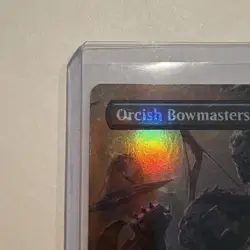 MTG LOTR FOIL Orcish Bowmasters (Borderless) 433 NM+ - Image 5