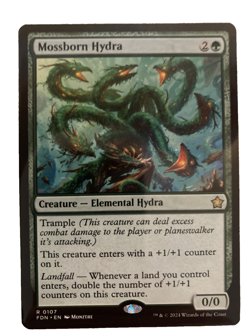 Mossborn Hydra Magic: the Gathering Foundations #107 NM - Image 1