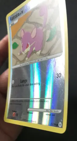 Rattata 73/99 Platinum Arceus REVERSE HOLO RARE Shiny Pokemon Card Excellent - Image 5