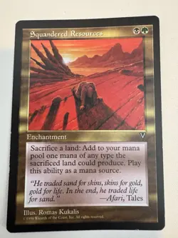 Squandered Resources Visions Regular Magic: The Gathering - Image 1