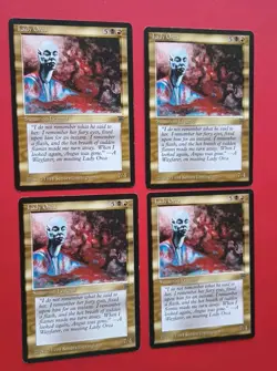 Magic the Gathering MTG Legends LADY ORCA X 4 MP U 1994 PLAYSET! - Image 2
