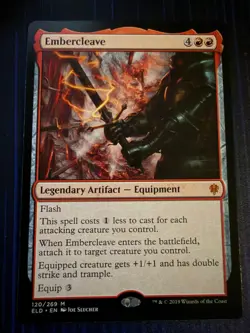 MTG Magic Embercleave Throne of Eldraine Mythic Regular NM - Image 1