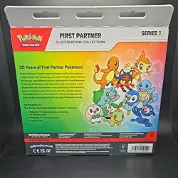 Pokemon TCG: First Partner Illustration Collection Series 1 Box W/ 3x Promos - Image 3
