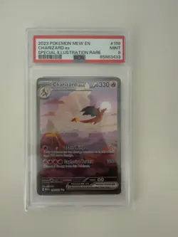 CARTA POKEMON CARD CHARIZARD EX 199/165 - 2023 - MEW 151 - ITA - PSA 9 - - Image 1