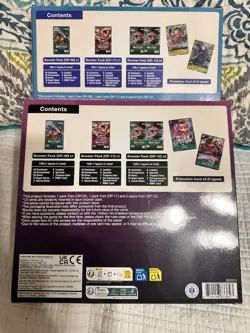 Bandai One Piece Trading Card Game: Illustration Box Volume 3 + 4 BUNDLE SEALED - Image 2