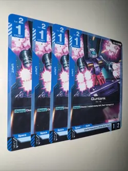 GD01-008 Guntank X4 Playset Gundam Card Game TCG CCG English - Image 2