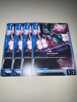 GD01-008 Guntank X4 Playset Gundam Card Game TCG CCG English - Image 4
