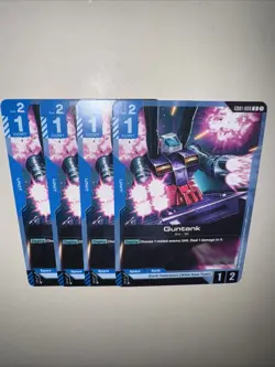GD01-008 Guntank X4 Playset Gundam Card Game TCG CCG English - Image 5