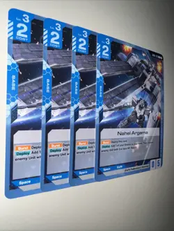 GD01-123 Nahel Argama X4 Playset Gundam Card Game TCG CCG English - Image 2