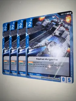 GD01-123 Nahel Argama X4 Playset Gundam Card Game TCG CCG English - Image 3
