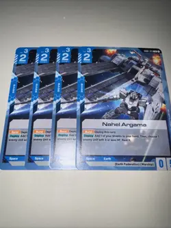 GD01-123 Nahel Argama X4 Playset Gundam Card Game TCG CCG English - Image 4