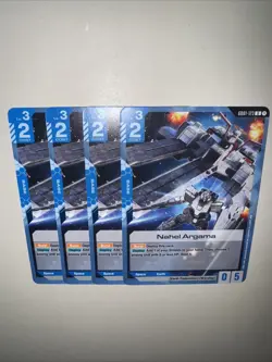 GD01-123 Nahel Argama X4 Playset Gundam Card Game TCG CCG English - Image 5