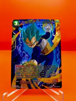 Dragon Ball Super CCG SSB Vegeta Blaze Of Passion BT10-040 UC Foil Bandai Card - Image 1