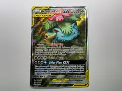 Pokemon TCG Venusaur & Snivy Tag Team GX Promo Holofoil Card SM 229 Pack Fresh - Image 1
