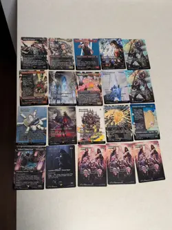 Final Fantasy Magic The Gathering Card Lot 20 Borderless Regular Cards - Image 1