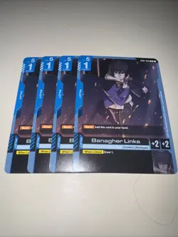 GD01-088 Banagher Links X4 Playset Gundam Card Game TCG CCG English - Image 4