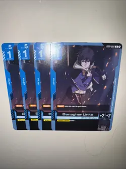 GD01-088 Banagher Links X4 Playset Gundam Card Game TCG CCG English - Image 5