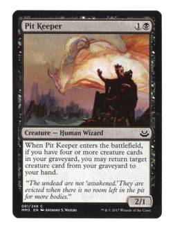 MTG-Pit Keeper-Modern Masters 2017-81-LP-NonFoil - Image 1