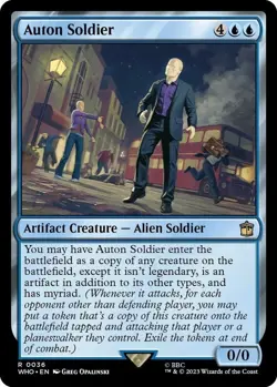 NM Auton Soldier, MTG, Doctor Who, Magic the Gathering, 36 pack fresh - Image 1