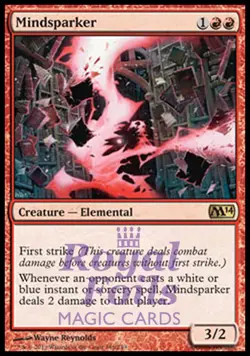 Mindsparker 2x FOIL MTG M14 2014 Core Set Rare MINT red - Image 1