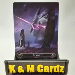 MTG - Edge of Eternities - Swamp - Borderless - Foil - #264 - NM - Image 1