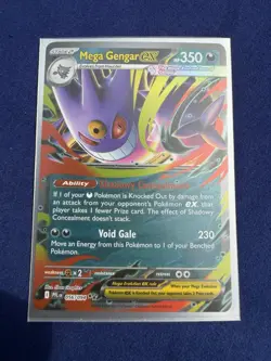 4 Mega Gengar ex Phantasmal Flames Holo Pokemon TCG 056/094 Ultra Rare - Image 1