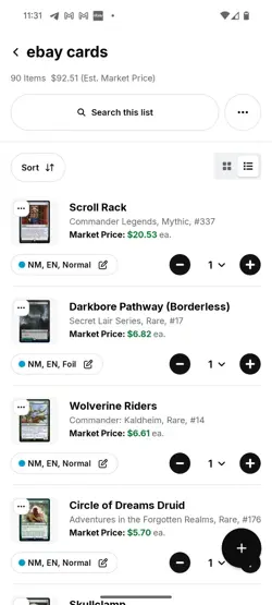 Over $90 Worth Of Bulk MTG Cards, *Mainly Rares And Mythics* - Image 1