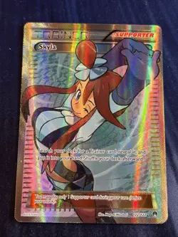 Pokemon TCG Skyla Full Art 122/122 Breakpoint Ultra Rare - Image 1
