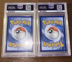 2019 Pokemon Pikachu SM162 PSA 7 & Mimikyu SM163 PSA 8 Holo Promo Pair SWIRL - Image 5
