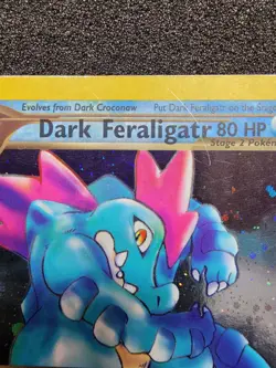2002 Pokemon Dark Feraligatr Neo Destiny Holo Rare Unlimited 5/105 MP English - Image 2